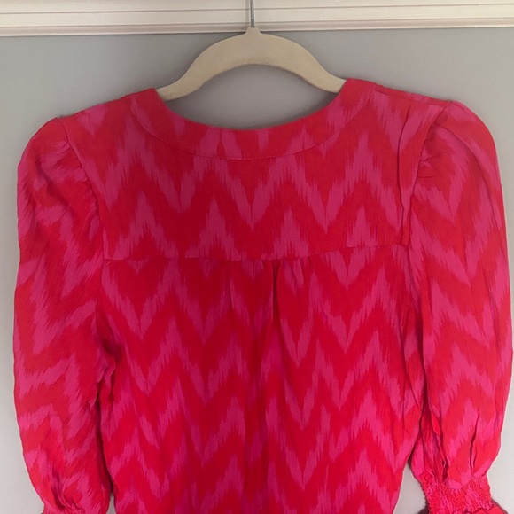 Pomander Place Vibrant Pink and Red Dress - Picture 6 of 11